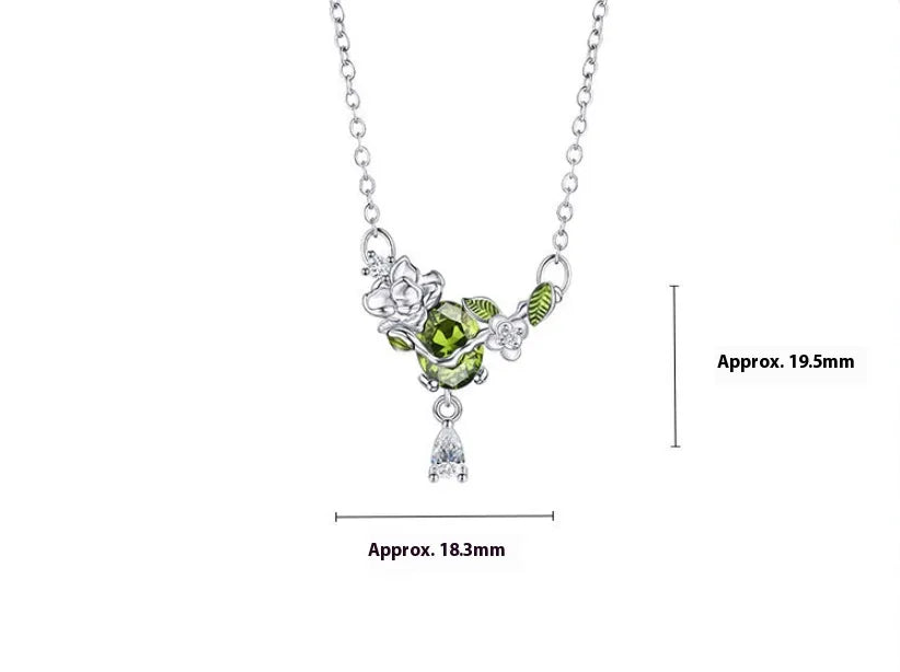 蝴蝶花朵項鍊包裝 | Butterfly Flower Necklace Packaging Simple Life Jewelry Taiwan